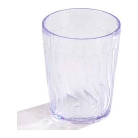 Carlisle Foodservice Dinex - Swirl Tumbler, 6 Oz. 72/Cs, Clear DX4GC607